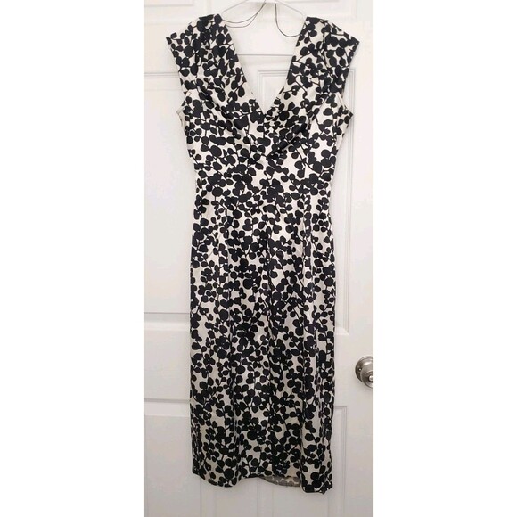 LONDON STYLE NIGHTS Romantic Floral Datenight Sheath Dress Womens Sz 6 - Picture 8 of 9